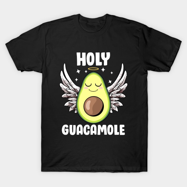 Holy Guacamole Avocado Lovers Cute Love Avocado Funny Vegans T-Shirt by MerchBeastStudio